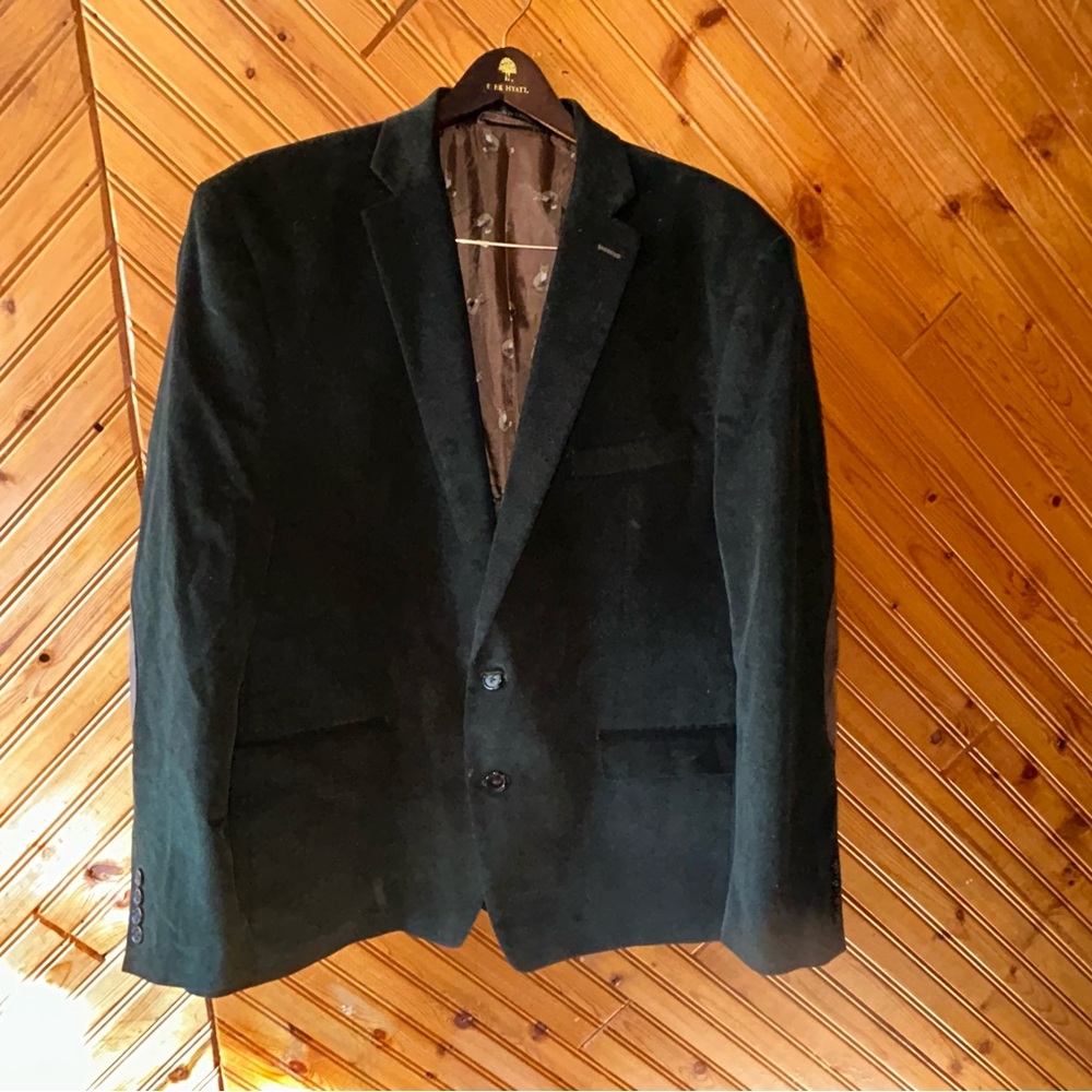 Ralph Lauren men’s green corduroy suit/blazer jacket 46 R